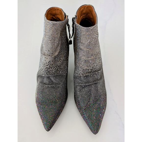 NIB Bibi Lou Ankle Boots Sparkle EU 37 US 7 New in Box Women's Shoes Italian - Picture 3 of 11